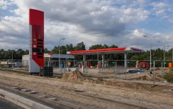Nowa stacja paliw zmieni ruch przy gdańskim porcie (FOTO: wbijamszpile.pl)