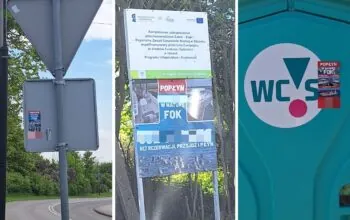 Nowa odsłona sporu o rejsy na foki. Reklama jednej firmy zalewa Wyspę Sobieszewską (FOTO: czytelnik wbijamszpile.pl)