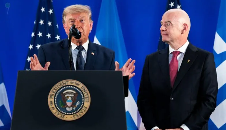 Trump gospodarzem politycznego spektaklu podczas finału mistrzostw świata