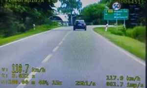 Pędził audi 118 km/h. Nie tylko zapłaci 4 tysiące złotych