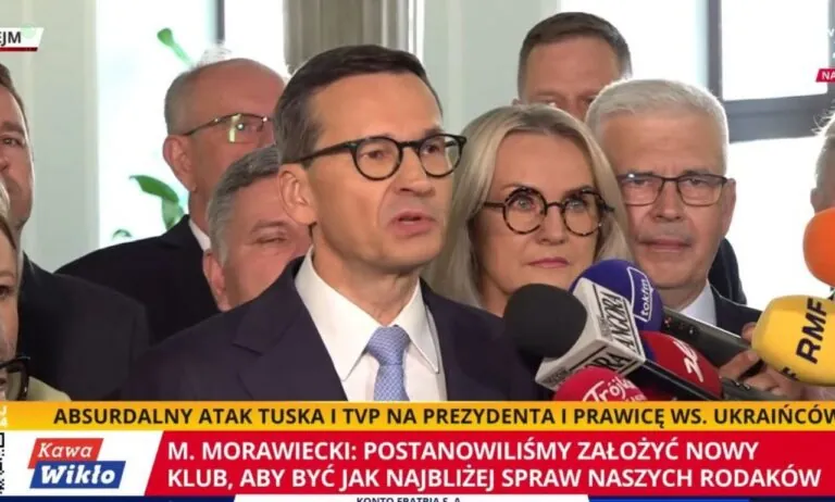 Mateusz Morawiecki tworzy nowy klub parlamentarny (FOTO: wpolsce24.tv)
