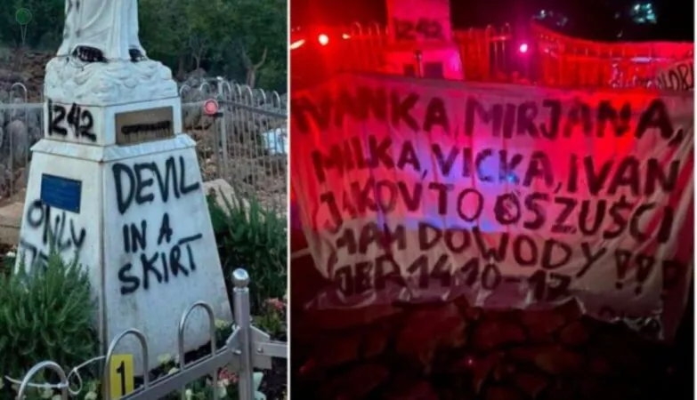 Profanacja w Medjugorje. Podejrzewany Polak wcześniej szedł tam jako pielgrzym