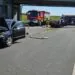 Wypadek na autostradzie A1 nieopodal Kopytkowa (FOTO: KPSP Starogard Gdański)