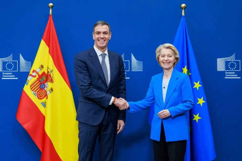 Premier Pedro Sanchez i Ursula von der Leyen (FOTO: Pedro Sanchez/FB)