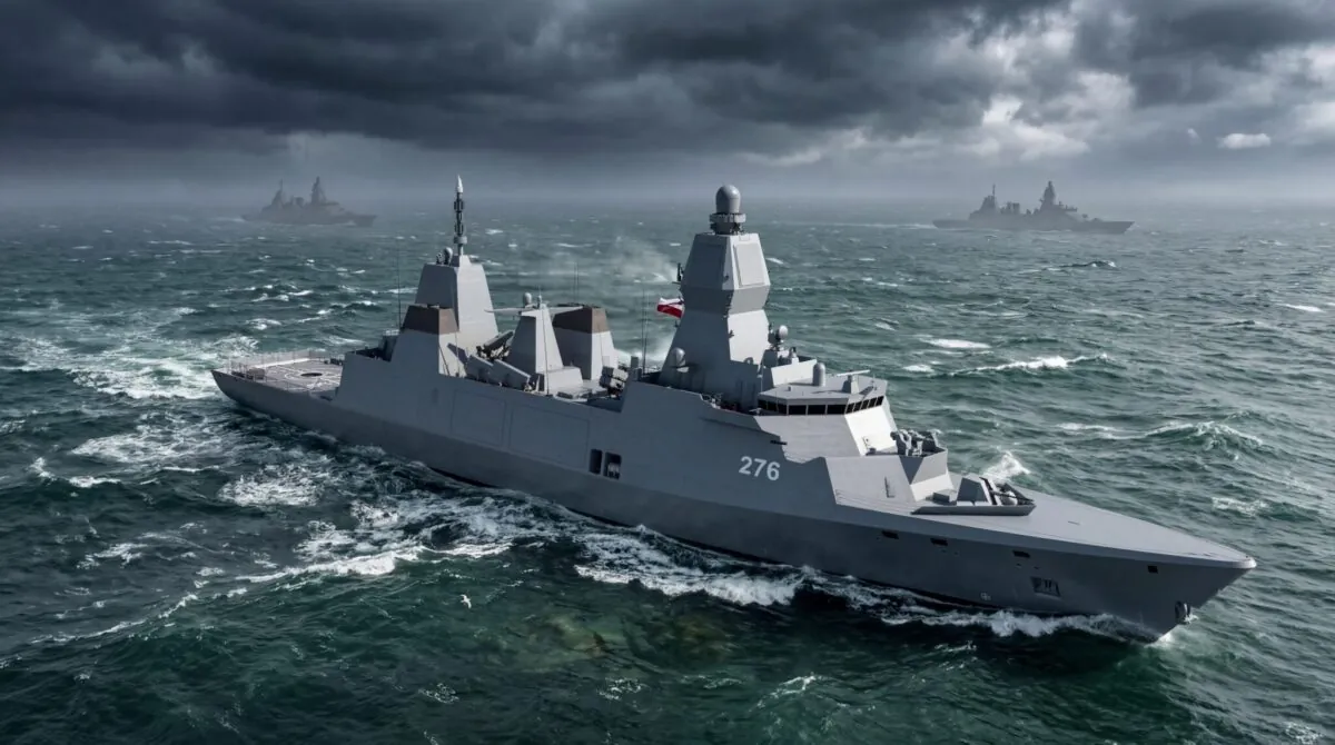 ORP „Wicher” - wizualizacja (FOTO: PGZ Stocznia Wojenna)