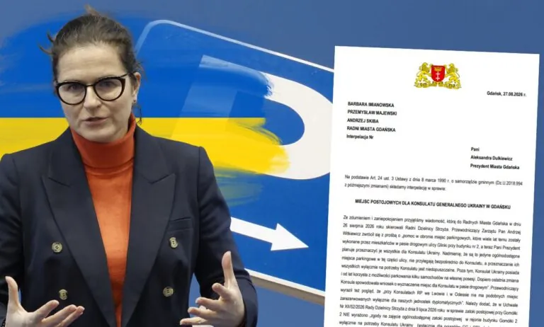 Dulkiewicz chce stworzyć Konsulatowi Ukrainy dodatkowy parking. Mieszkańcy są przeciw (FOTO: gdansk.pl/canva)