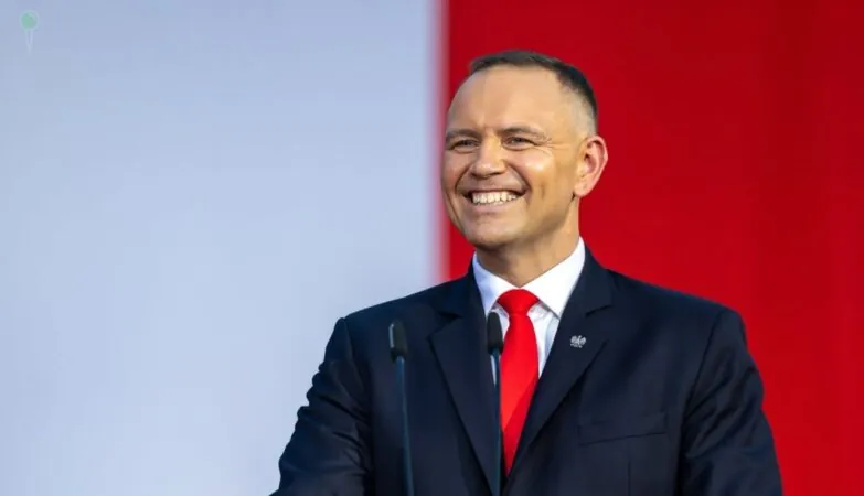 Karol Nawrocki w Skawinie. „Pilnowanie żyrandoli nie dla mnie”