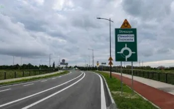 Nowa droga w Pruszczu Gdańskim. Otwarcie 31 sierpnia (FOTO: wbijamszpile.pl)