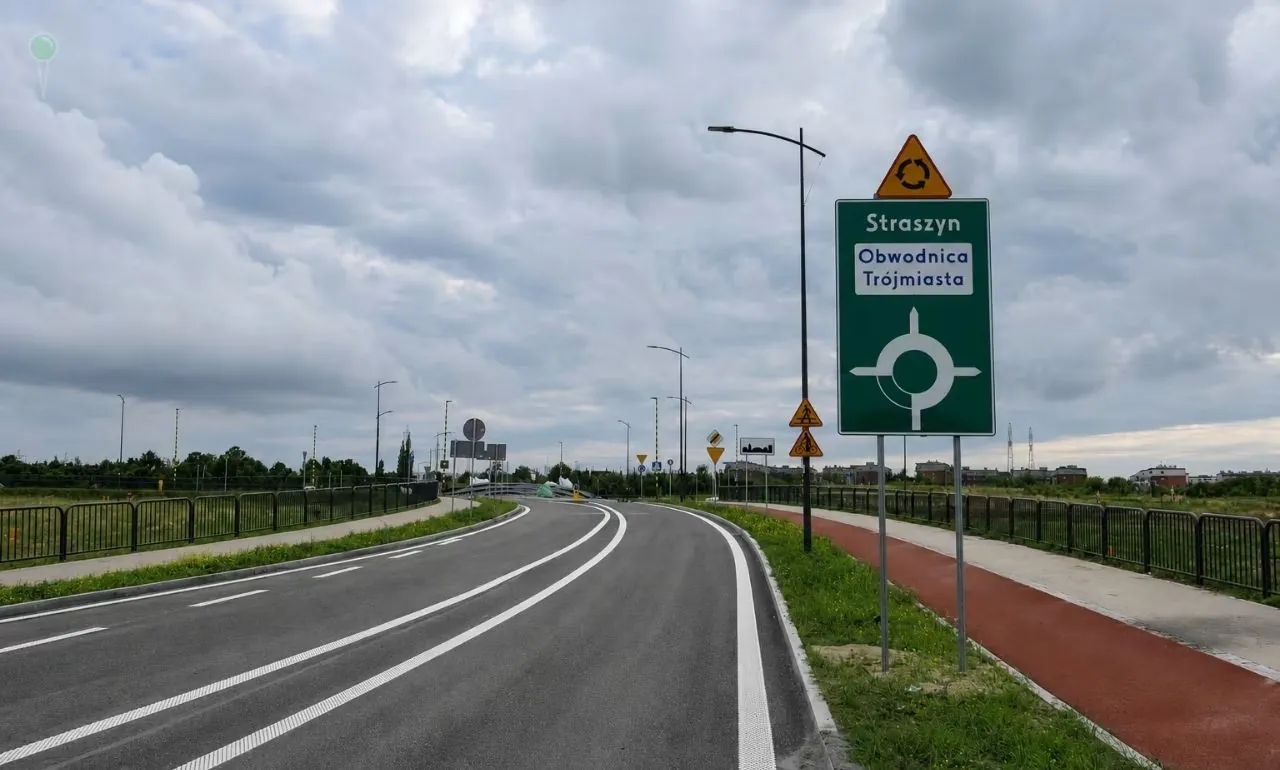 Nowa droga w Pruszczu Gdańskim. Otwarcie 31 sierpnia (FOTO: wbijamszpile.pl)