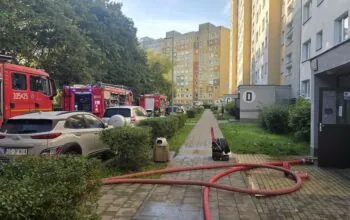 Tragiczny pożar na Zaspie w Gdańsku. Znaleziono ciało kobiety (FOTO: KM PSP Gdańsk/FB)