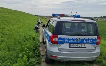 40-latek na Junaku w Pelplinie miał 3 promile (FOTO: KPP Tczew)