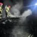 Tragiczny pożar altany w Gdańsku. Dwie osoby nie żyją (FOTO: KMPSP Gdańsk)