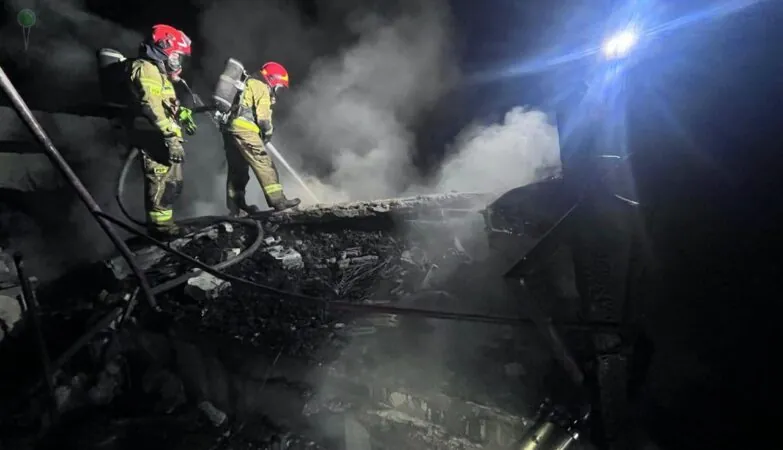 Tragiczny pożar altany w Gdańsku. Dwie osoby nie żyją