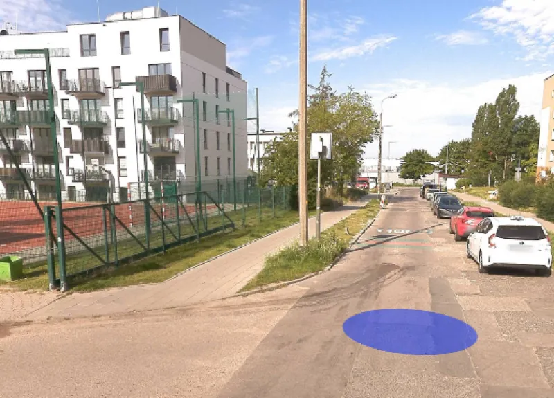 Tablica radarowa za 20 tys. zł. Problem jest gdzie indziej (FOTO: Budżet Obywatelski 2027/gdansk.pl)